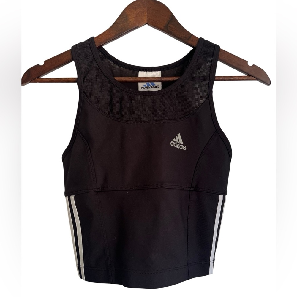 Adidas Women’s Athletic Top Black/White - SZ: Large
